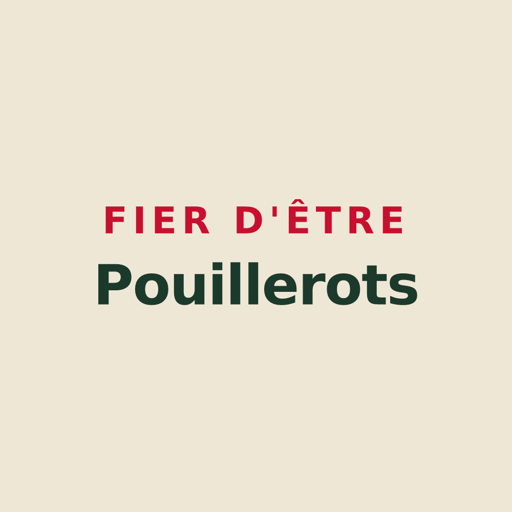 Tote bag « Fier d'être Pouillerots » — design pour Pouilly-les-Nonains