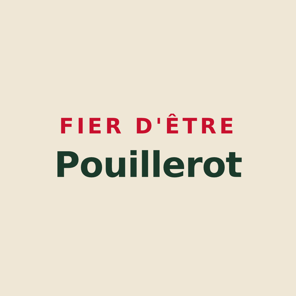 Tote bag « Fier d'être Pouillerot » — design pour Pouilly