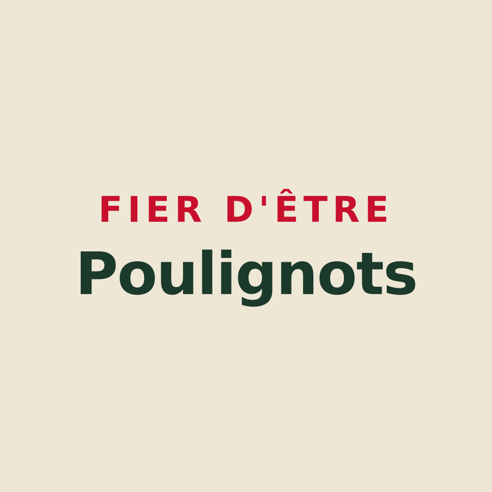 Tote bag « Fier d'être Poulignots » — design pour Poulaines