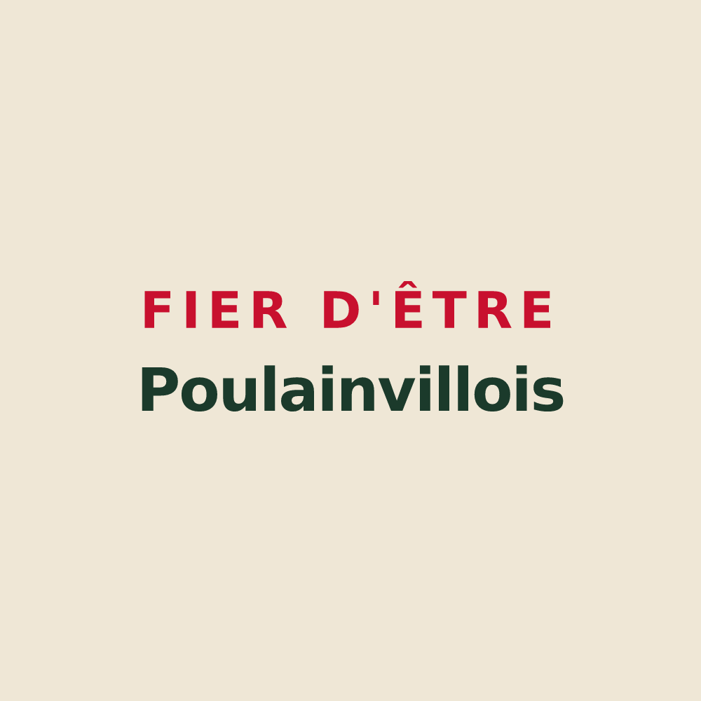 Tote bag « Fier d'être Poulainvillois » — design pour Poulainville