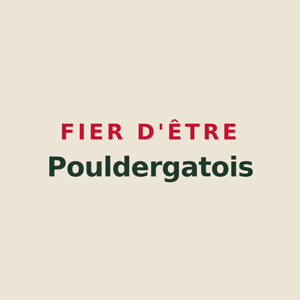 Tote bag « Fier d'être Pouldergatois » — design pour Pouldergat
