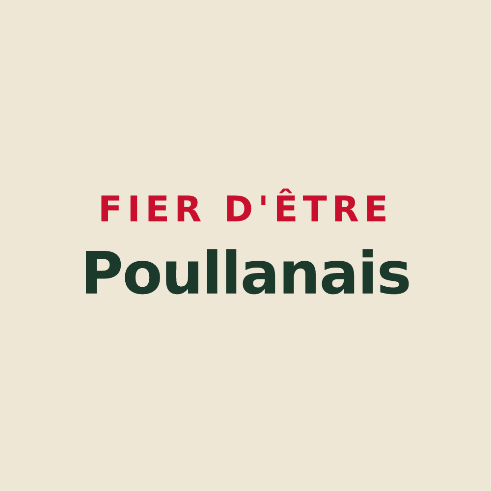 Tote bag « Fier d'être Poullanais » — design pour Poullan-sur-Mer