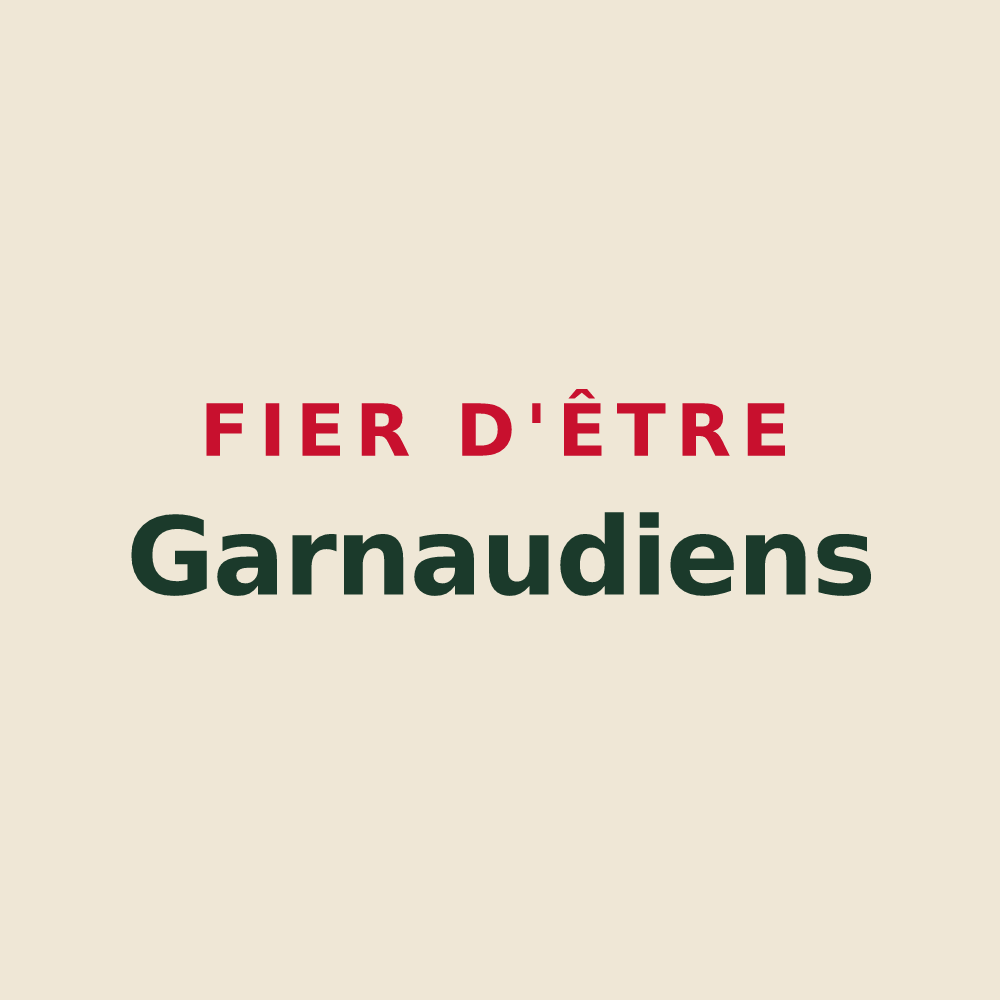 Tote bag « Fier d'être Garnaudiens » — design pour Poursay-Garnaud