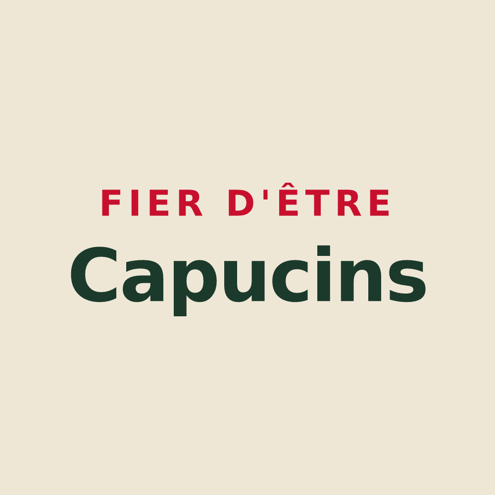 Tote bag « Fier d'être Capucins » — design pour Pouru-Saint-Remy