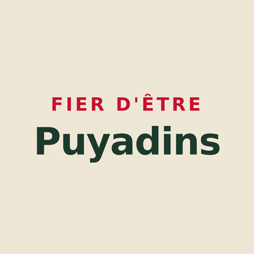 Tote bag « Fier d'être Puyadins » — design pour Pouy