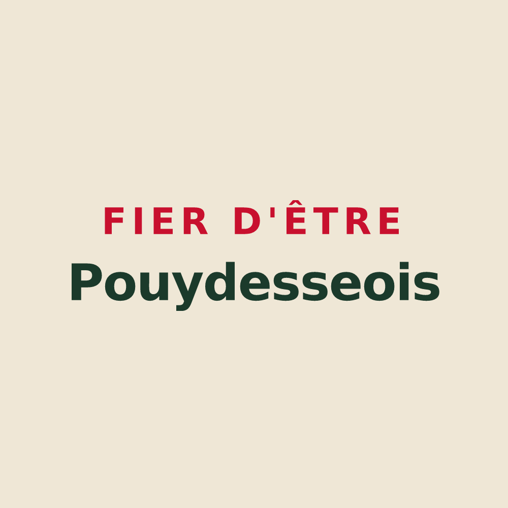 Tote bag « Fier d'être Pouydesseois » — design pour Pouydesseaux