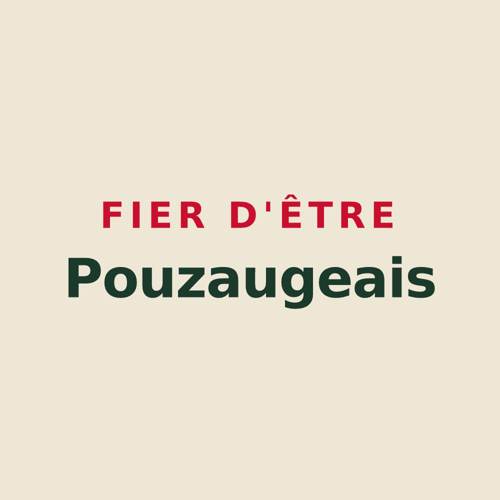 Tote bag « Fier d'être Pouzaugeais » — design pour Pouzauges