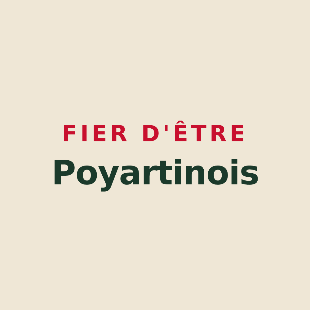 Tote bag « Fier d'être Poyartinois » — design pour Poyartin