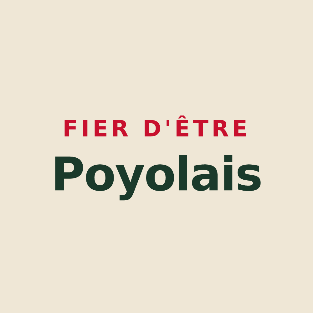 Tote bag « Fier d'être Poyolais » — design pour Poyols