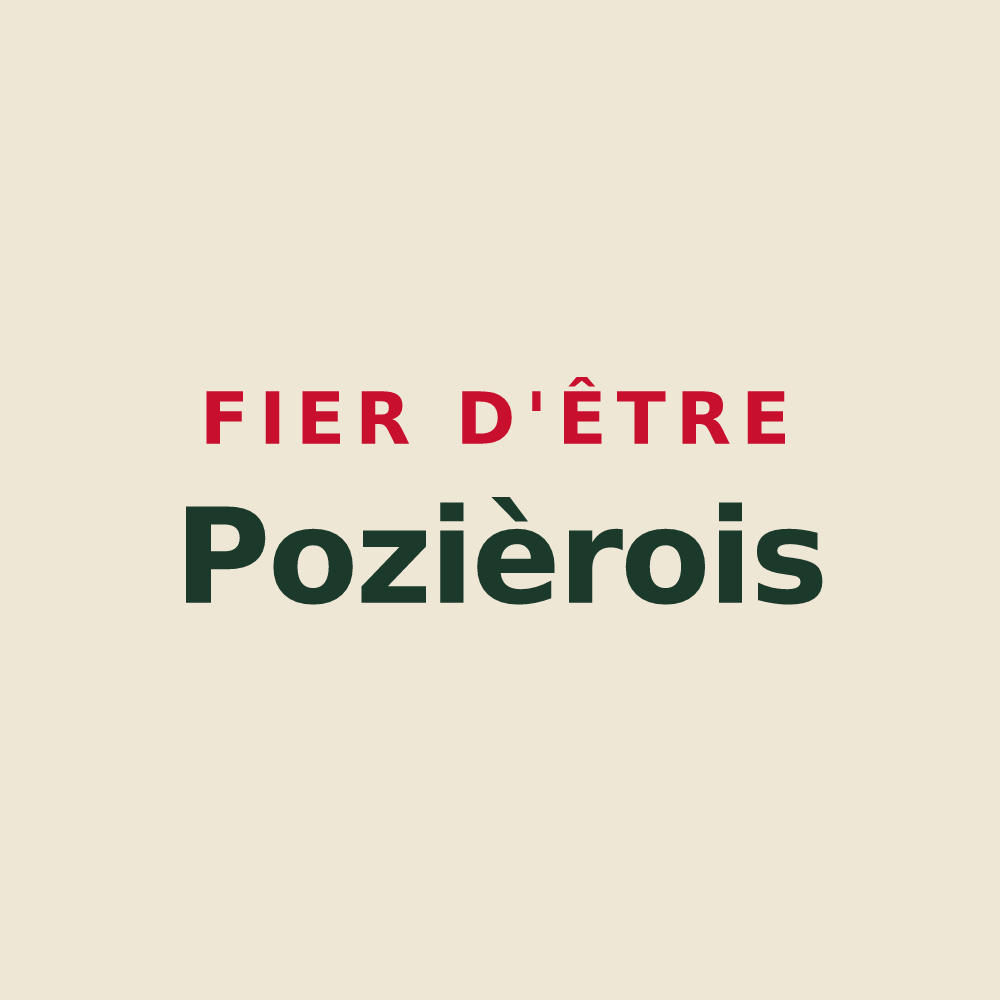 Tote bag « Fier d'être Pozièrois » — design pour Pozières