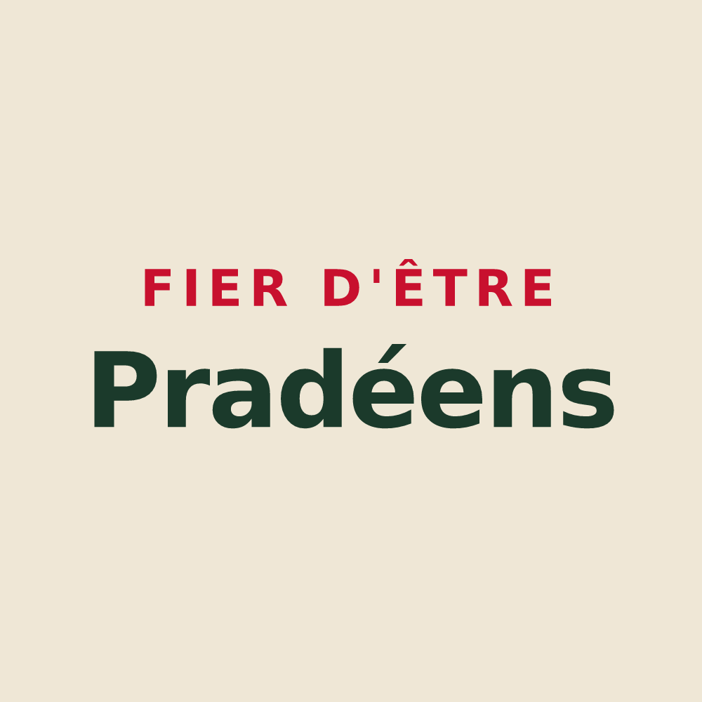 Tote bag « Fier d'être Pradéens » — design pour Prades