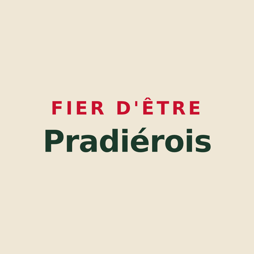 Tote bag « Fier d'être Pradiérois » — design pour Pradières