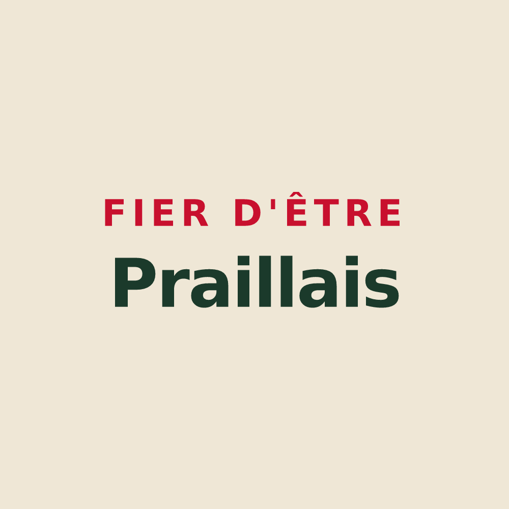Tote bag « Fier d'être Praillais » — design pour Prailles-La Couarde
