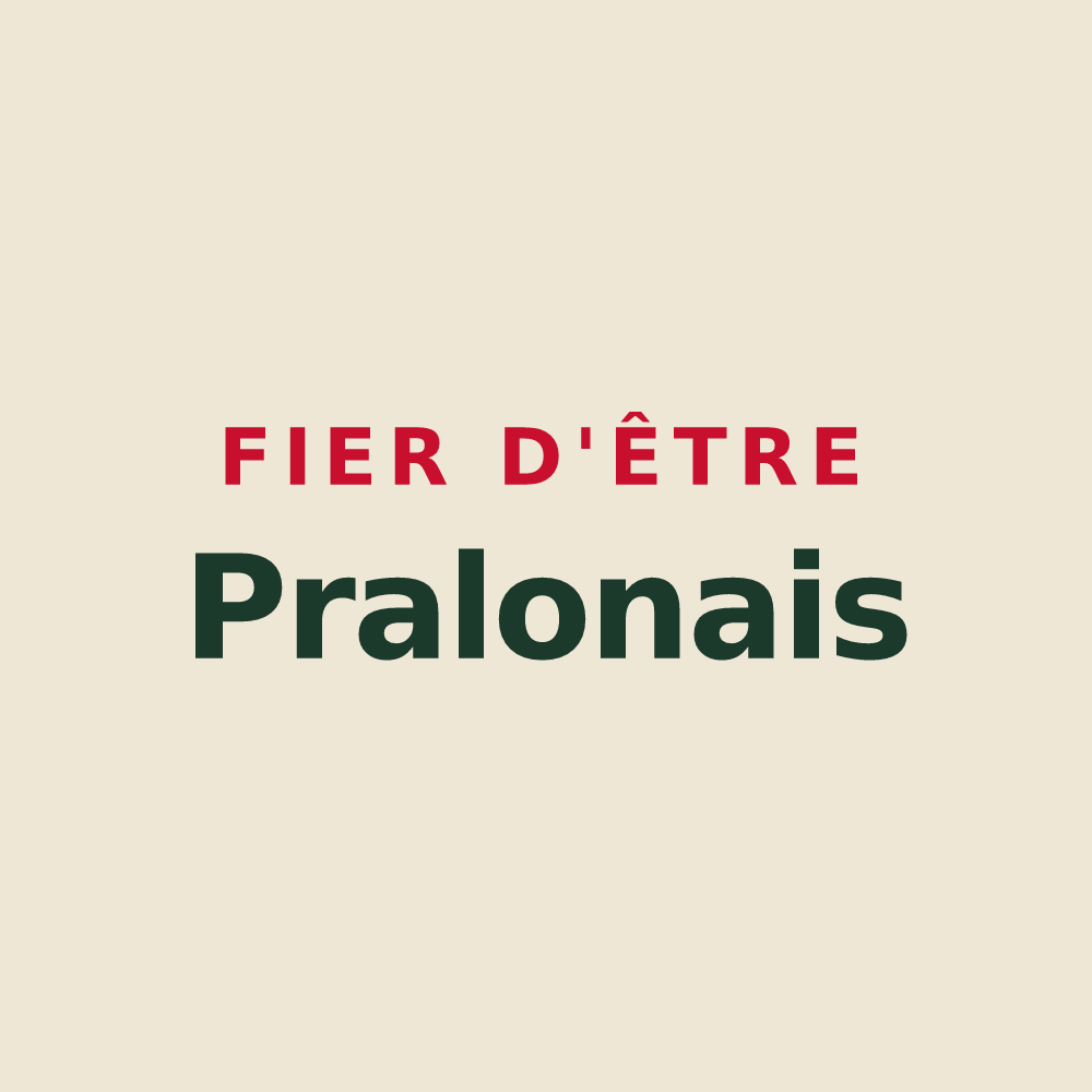Tote bag « Fier d'être Pralonais » — design pour Pralong