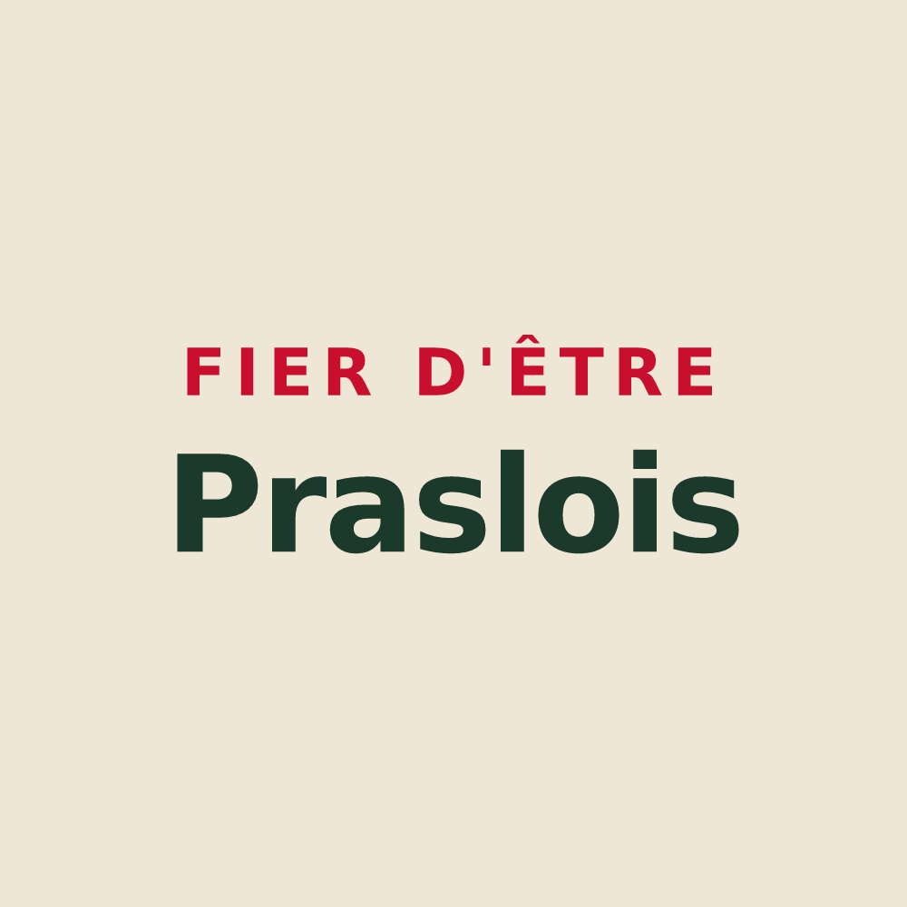 Tote bag « Fier d'être Praslois » — design pour Praslin
