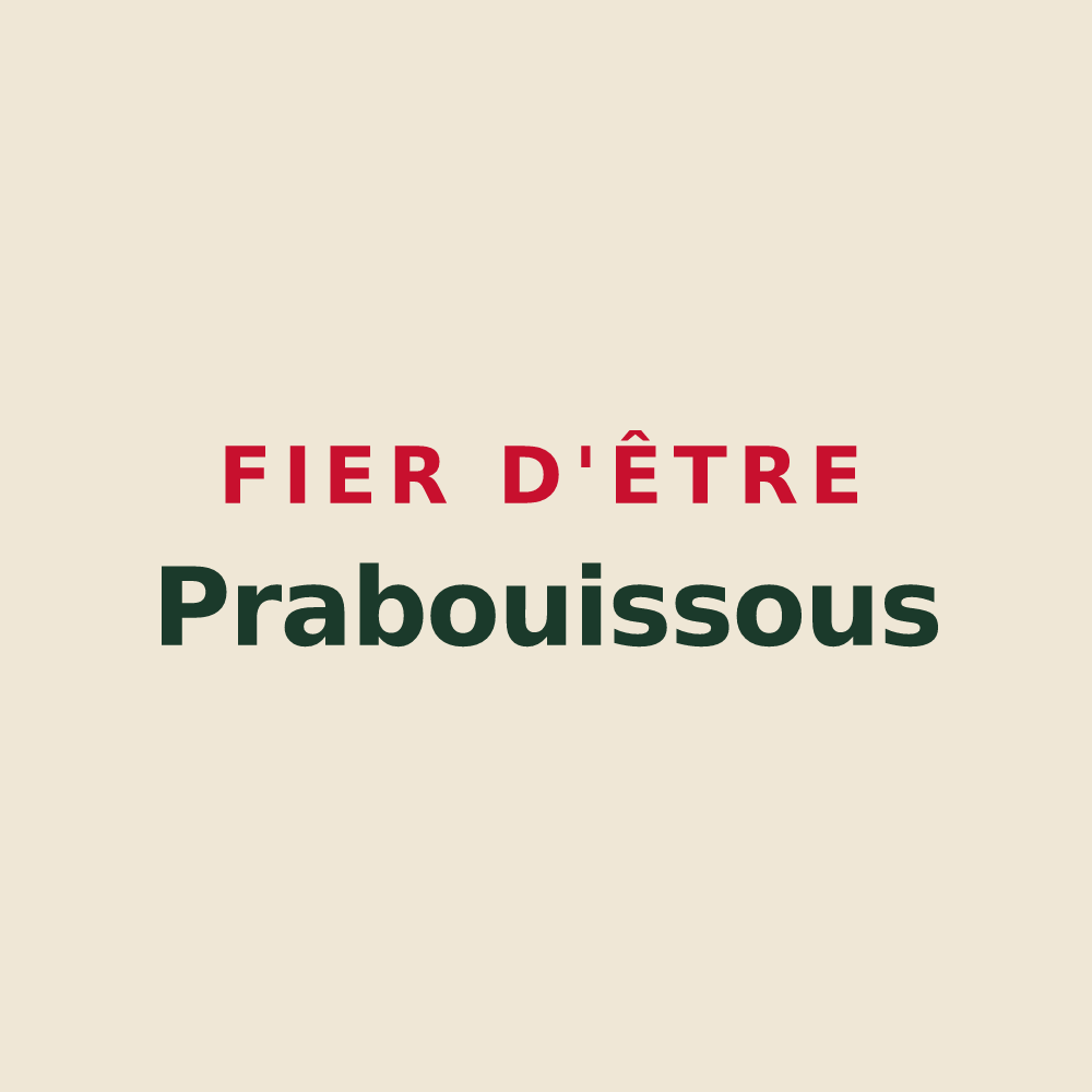 Tote bag « Fier d'être Prabouissous » — design pour Prébois