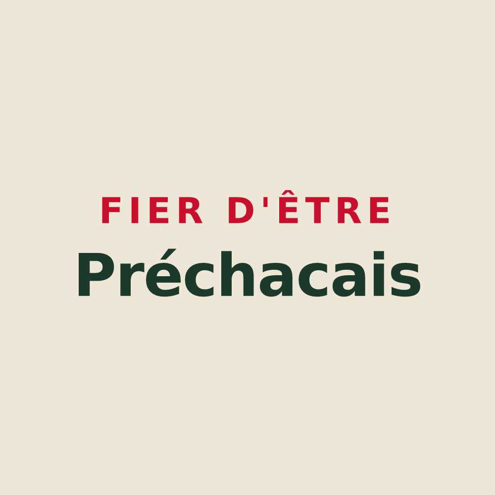 Tote bag « Fier d'être Préchacais » — design pour Préchac-sur-Adour