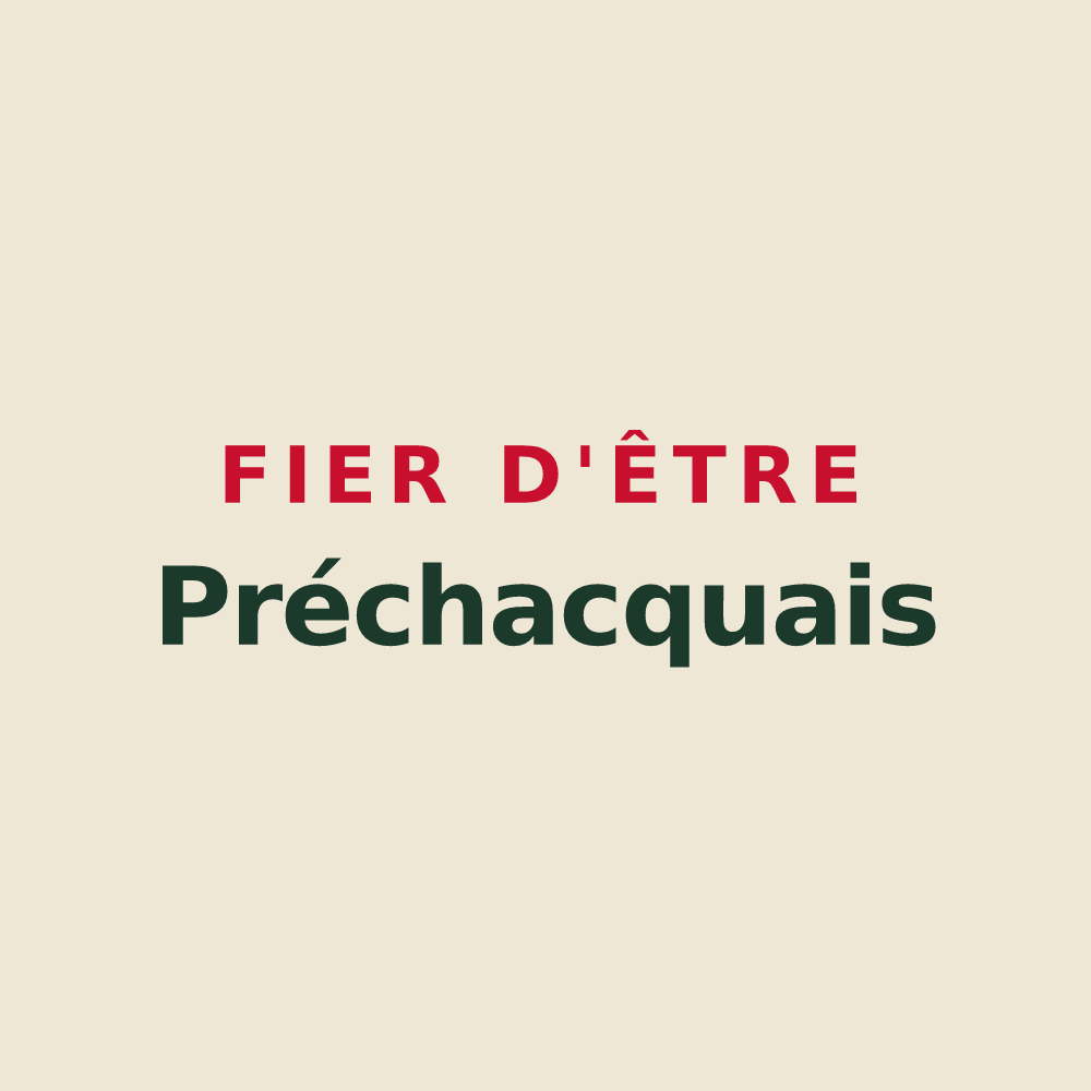 Tote bag « Fier d'être Préchacquais » — design pour Préchacq-Navarrenx