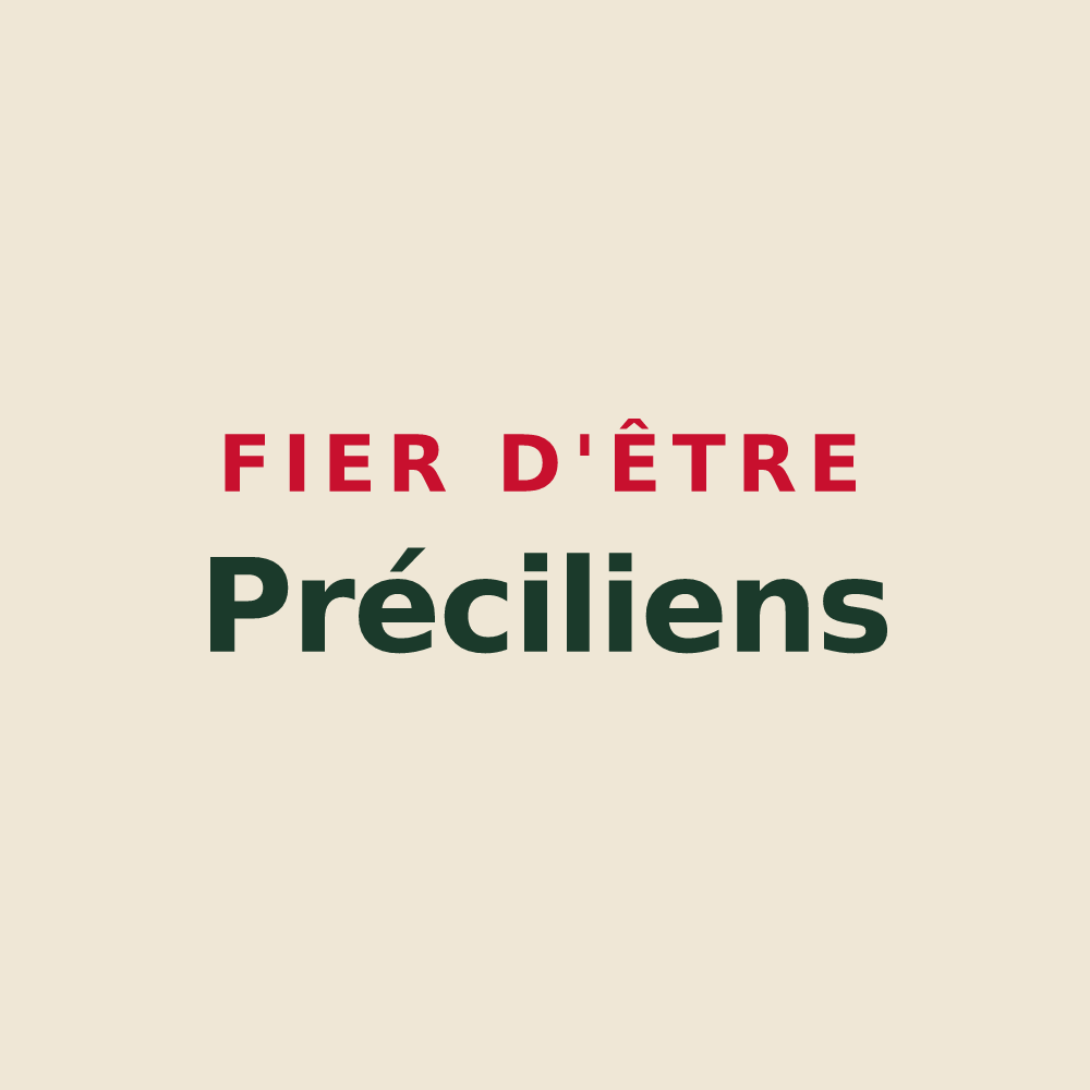 Tote bag « Fier d'être Préciliens » — design pour Précy-sous-Thil