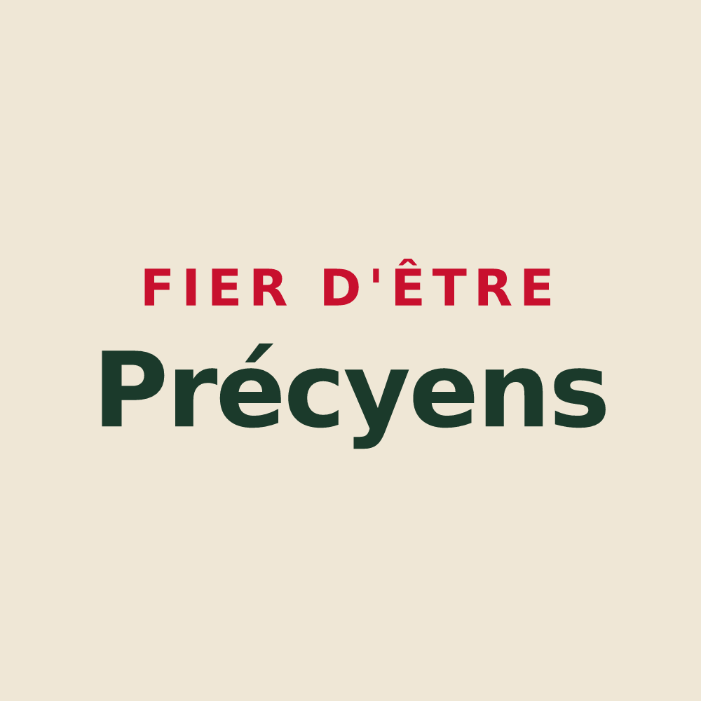 Tote bag « Fier d'être Précyens » — design pour Précy-sur-Marne