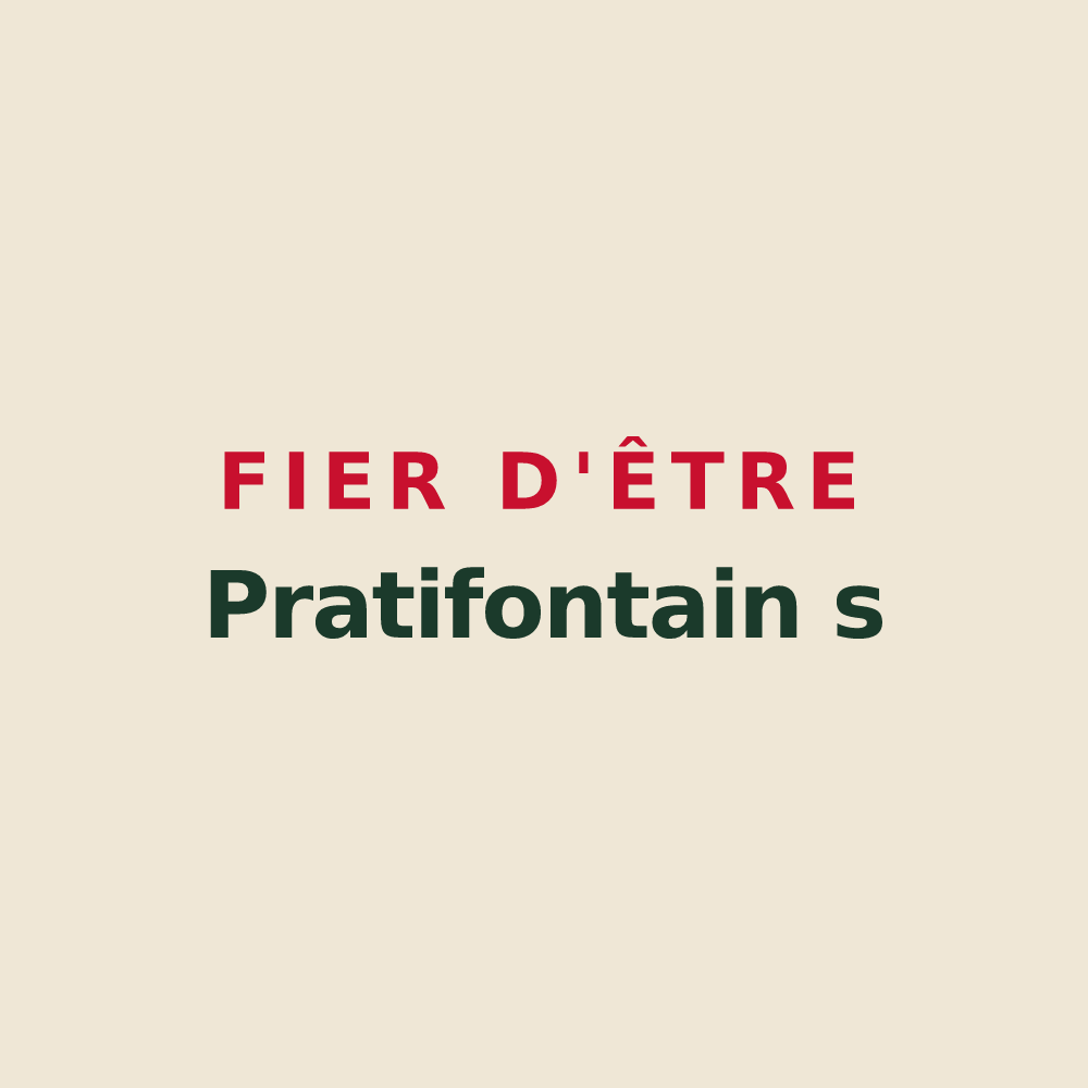 Tote bag « Fier d'être Pratifontain s » — design pour Préfontaines