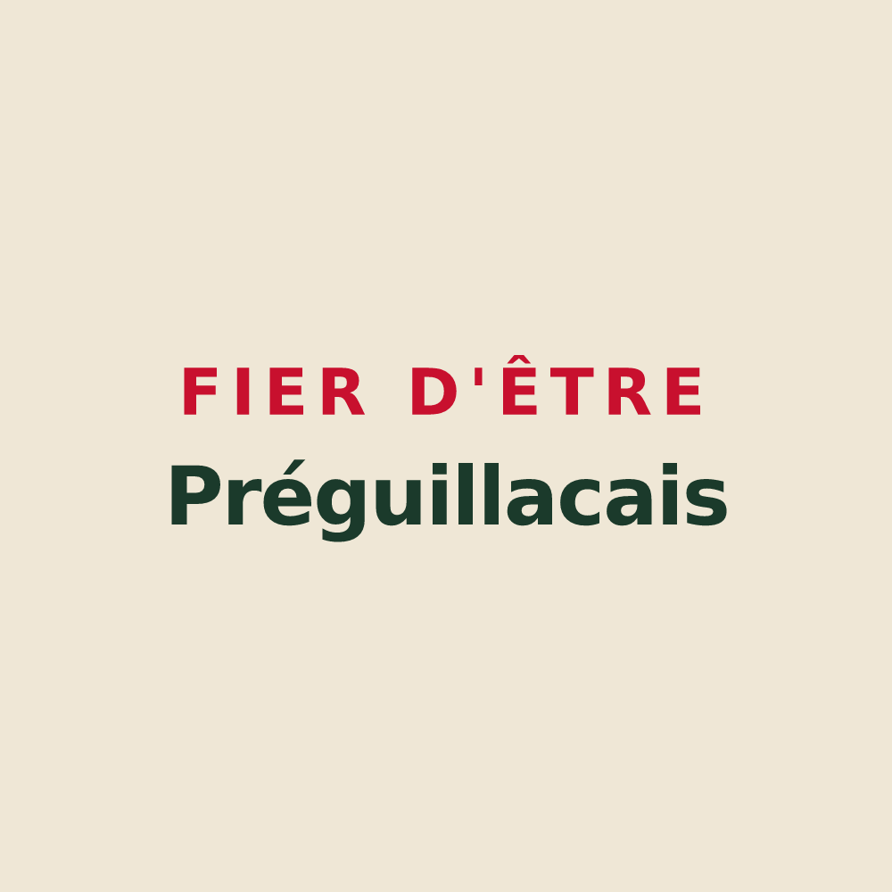Tote bag « Fier d'être Préguillacais » — design pour Préguillac
