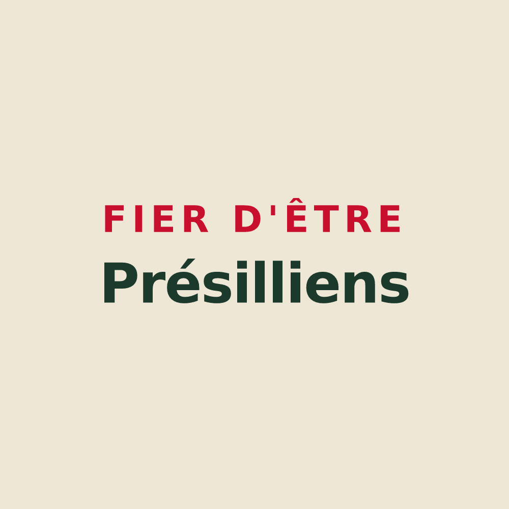 Tote bag « Fier d'être Présilliens » — design pour Présilly