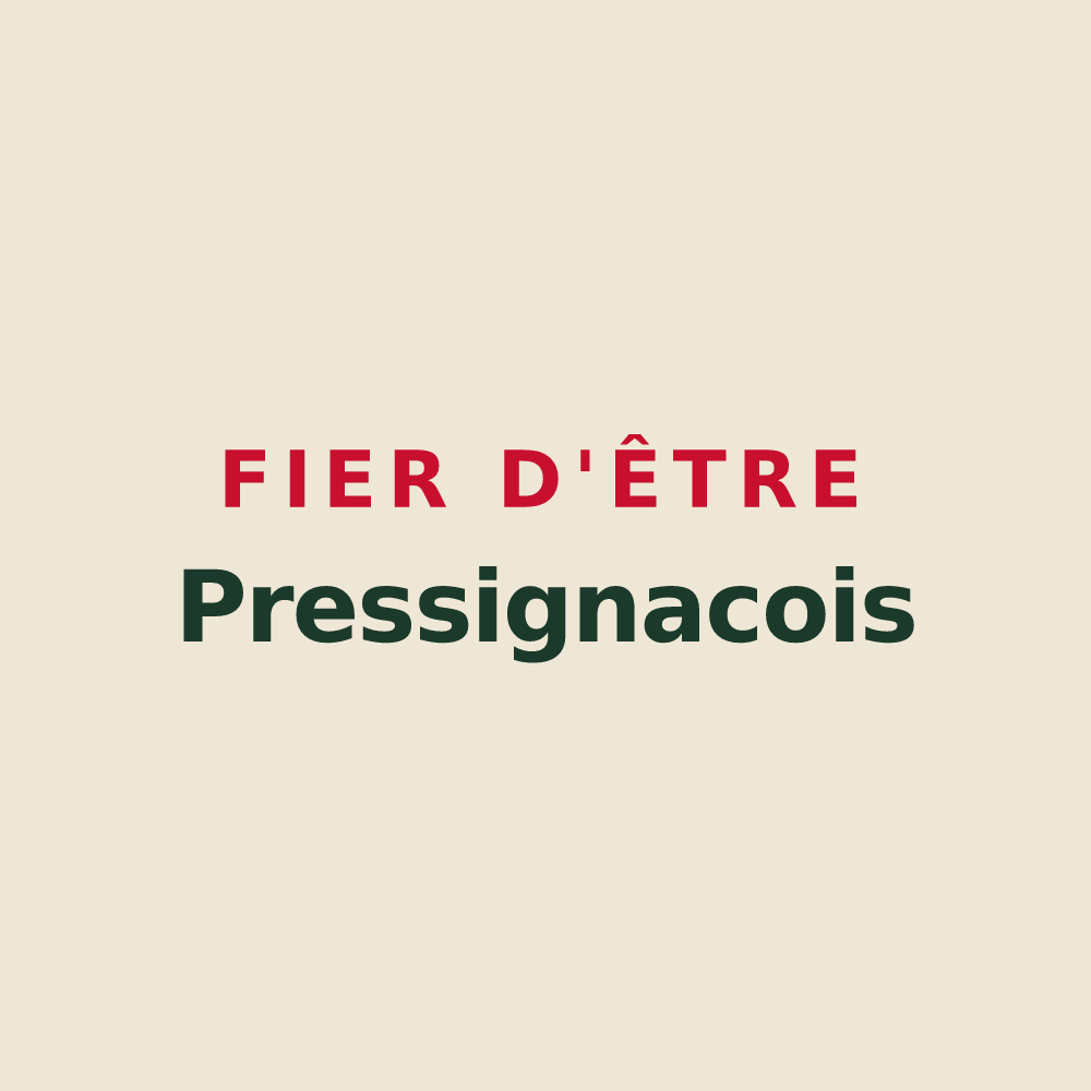 Tote bag « Fier d'être Pressignacois » — design pour Pressignac