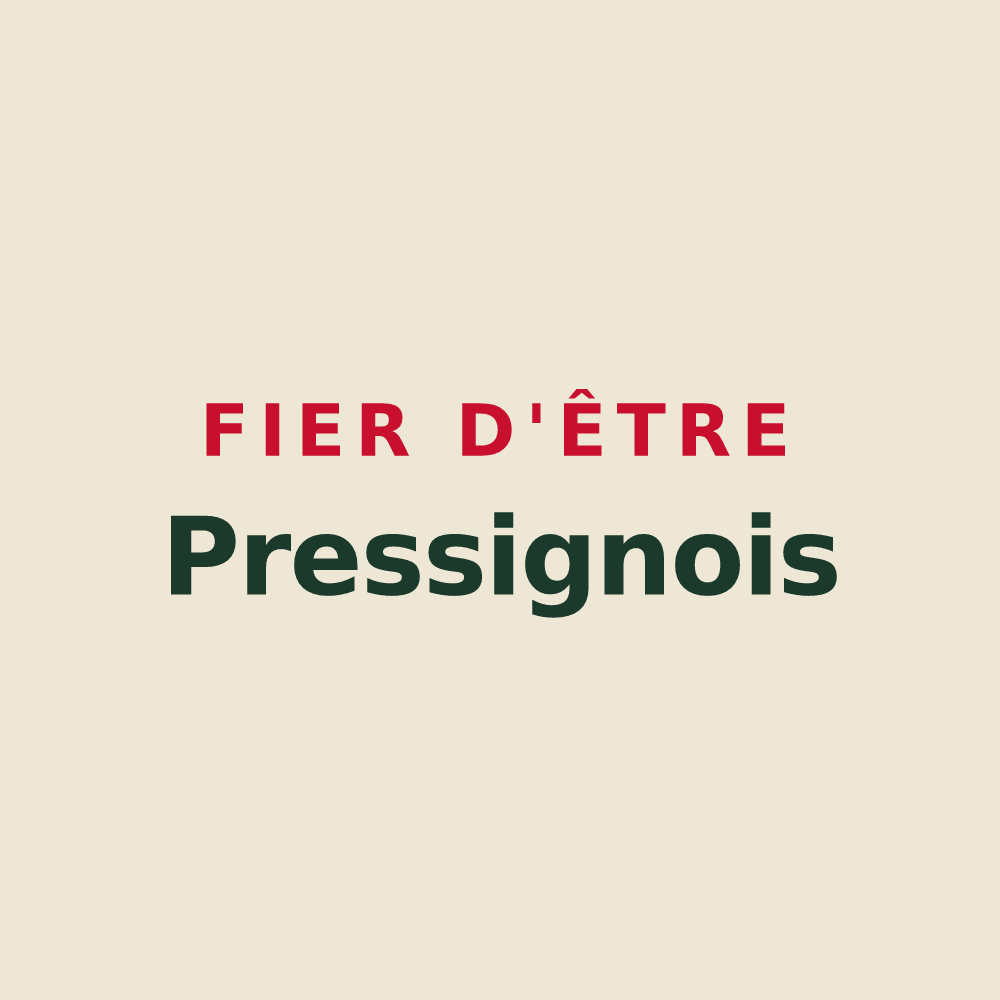 Tote bag « Fier d'être Pressignois » — design pour Pressigny