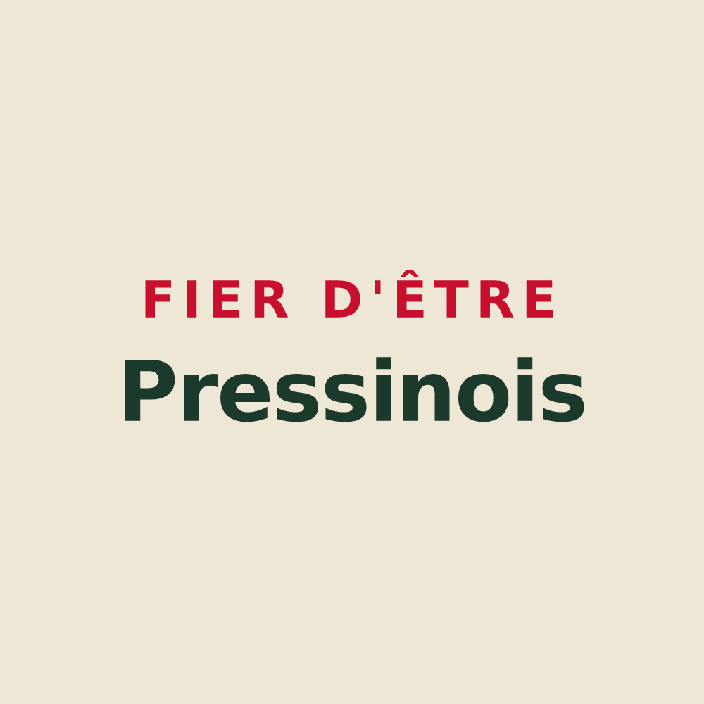 Tote bag « Fier d'être Pressinois » — design pour Pressins