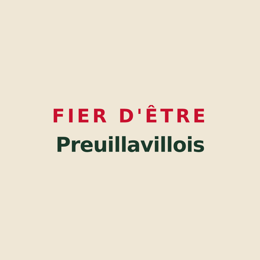 Tote bag « Fier d'être Preuillavillois » — design pour Preuilly-la-Ville
