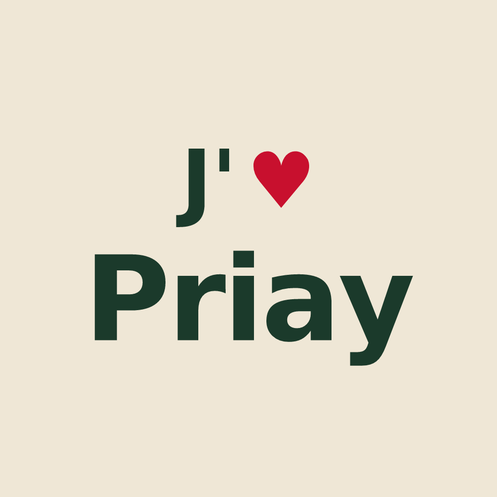 Tote bag personnalisé Priay — design J'aime Priay