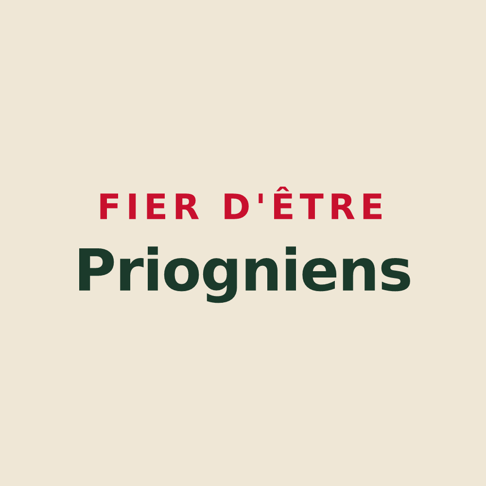Tote bag « Fier d'être Priogniens » — design pour Priay