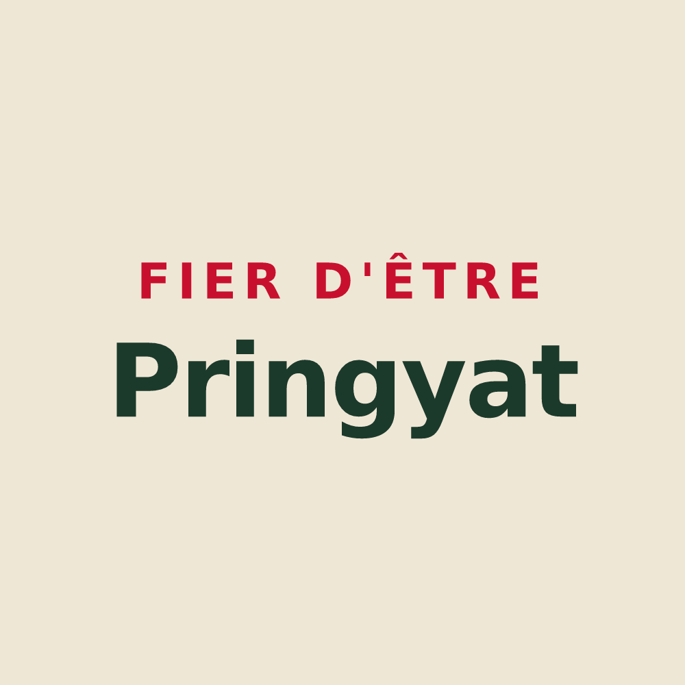 Tote bag « Fier d'être Pringyat » — design pour Pringy