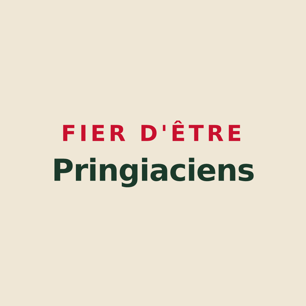 Tote bag « Fier d'être Pringiaciens » — design pour Pringy
