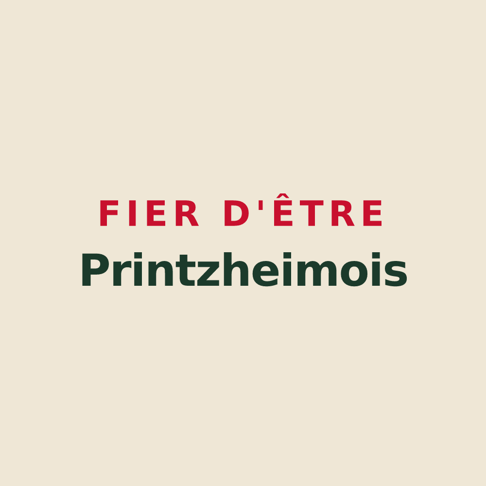 Tote bag « Fier d'être Printzheimois » — design pour Printzheim