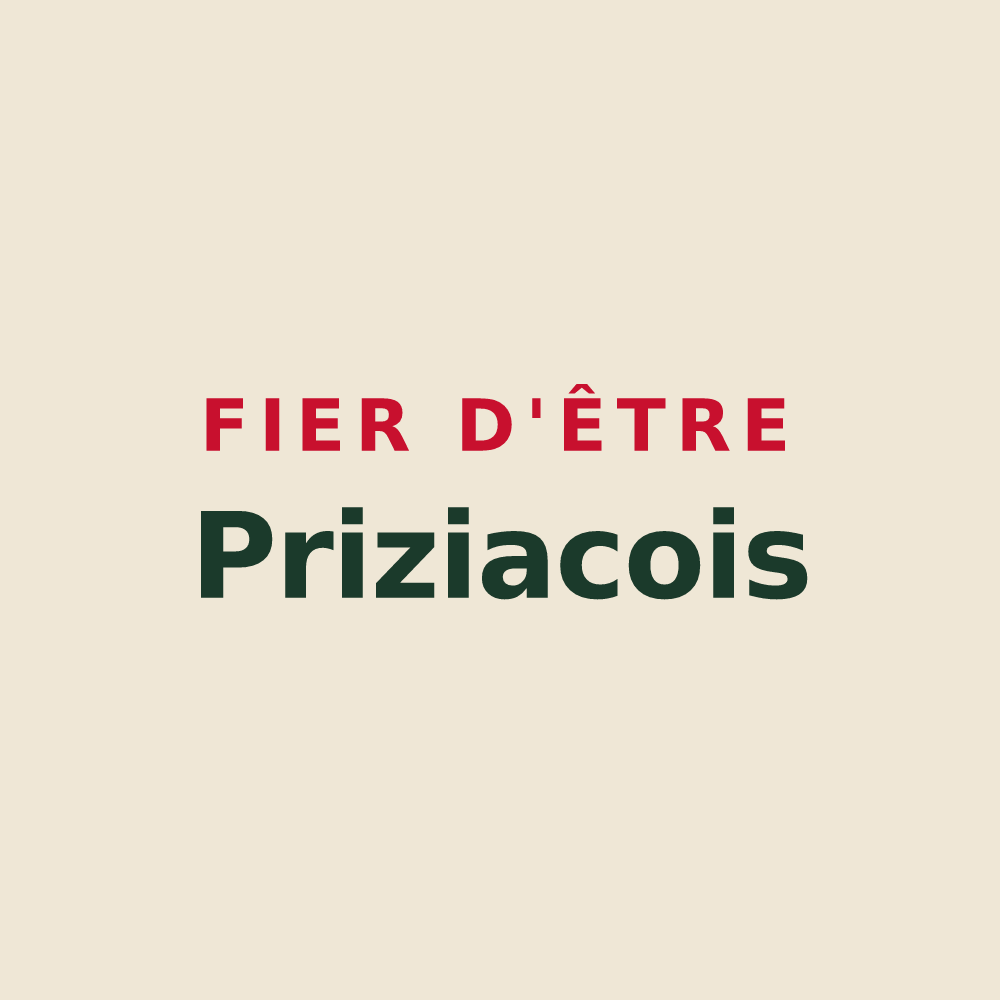 Tote bag « Fier d'être Priziacois » — design pour Priziac