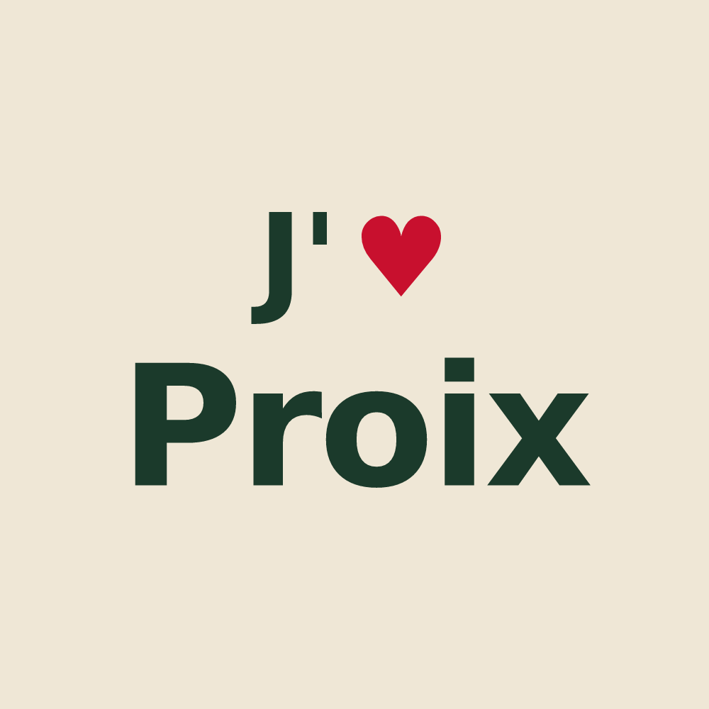 Tote bag personnalisé Proix — design J'aime Proix