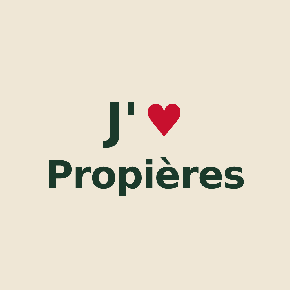 Tote bag personnalisé Propières — design J'aime Propières