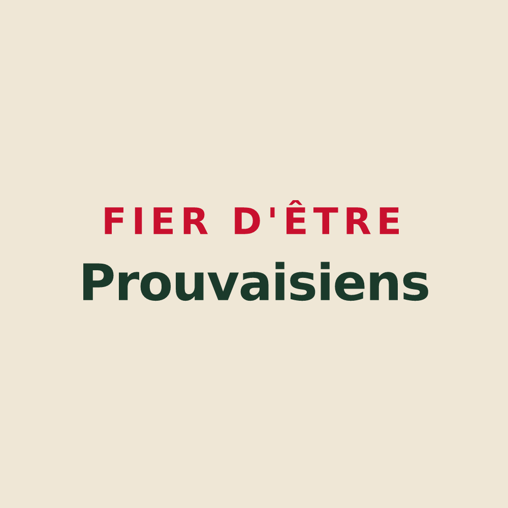 Tote bag « Fier d'être Prouvaisiens » — design pour Prouvais