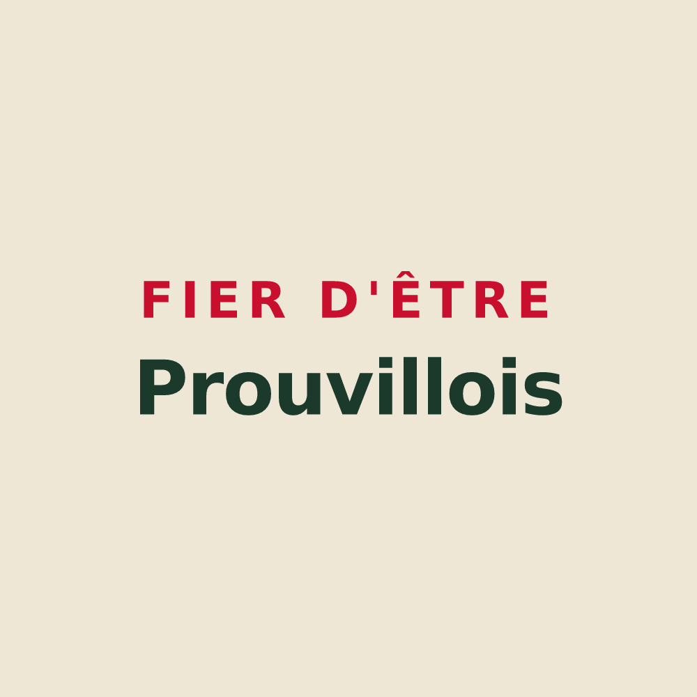 Tote bag « Fier d'être Prouvillois » — design pour Prouville