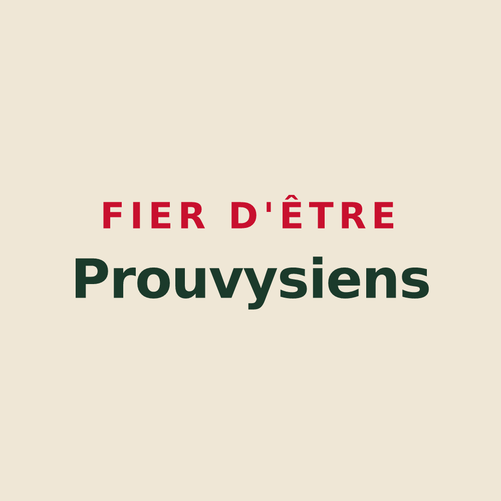 Tote bag « Fier d'être Prouvysiens » — design pour Prouvy