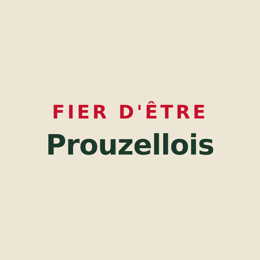 Tote bag « Fier d'être Prouzellois » — design pour Prouzel