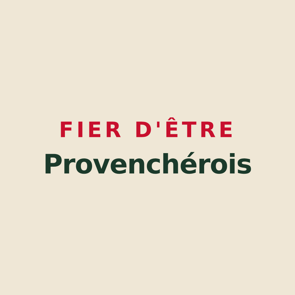 Tote bag « Fier d'être Provenchérois » — design pour Provenchères-lès-Darney