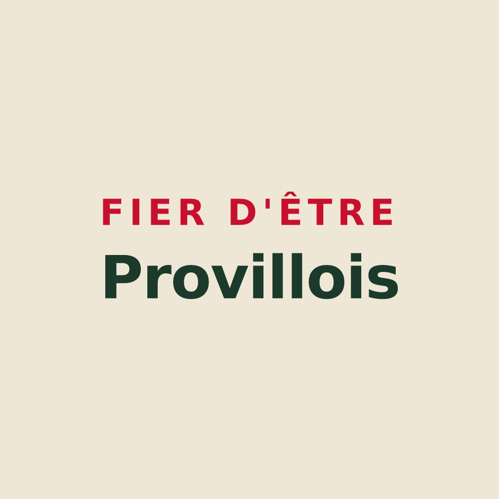 Tote bag « Fier d'être Provillois » — design pour Proville
