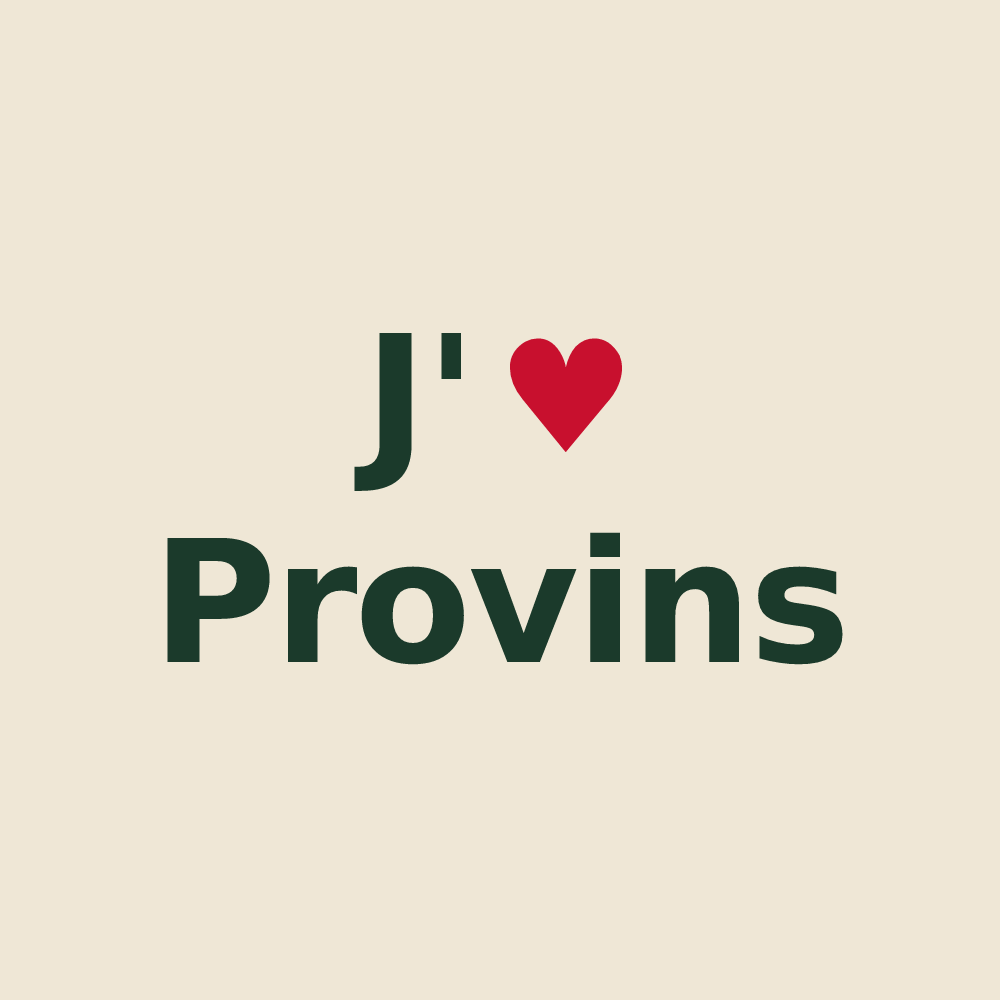 Tote bag personnalisé Provins — design J'aime Provins
