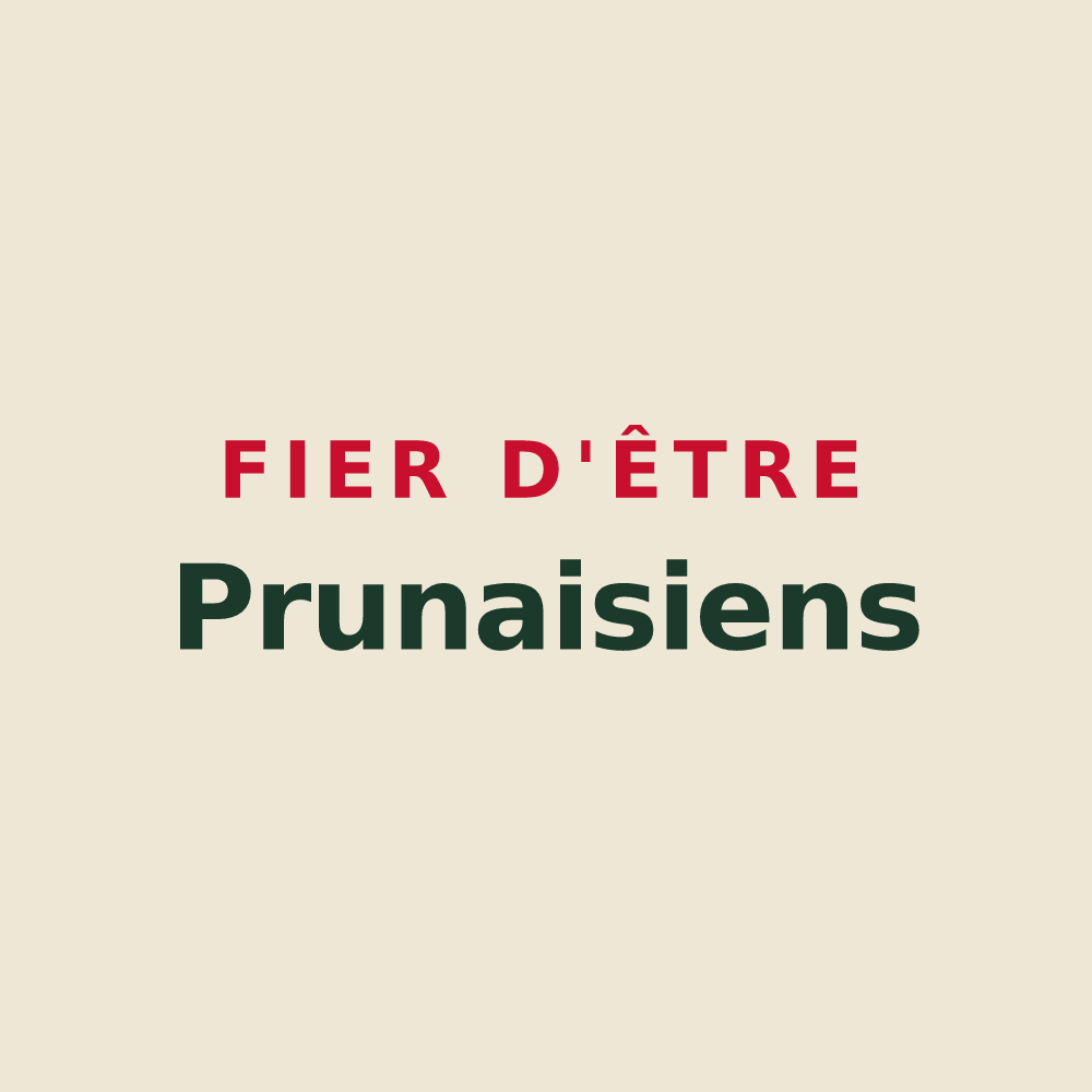 Tote bag « Fier d'être Prunaisiens » — design pour Prunay-Cassereau