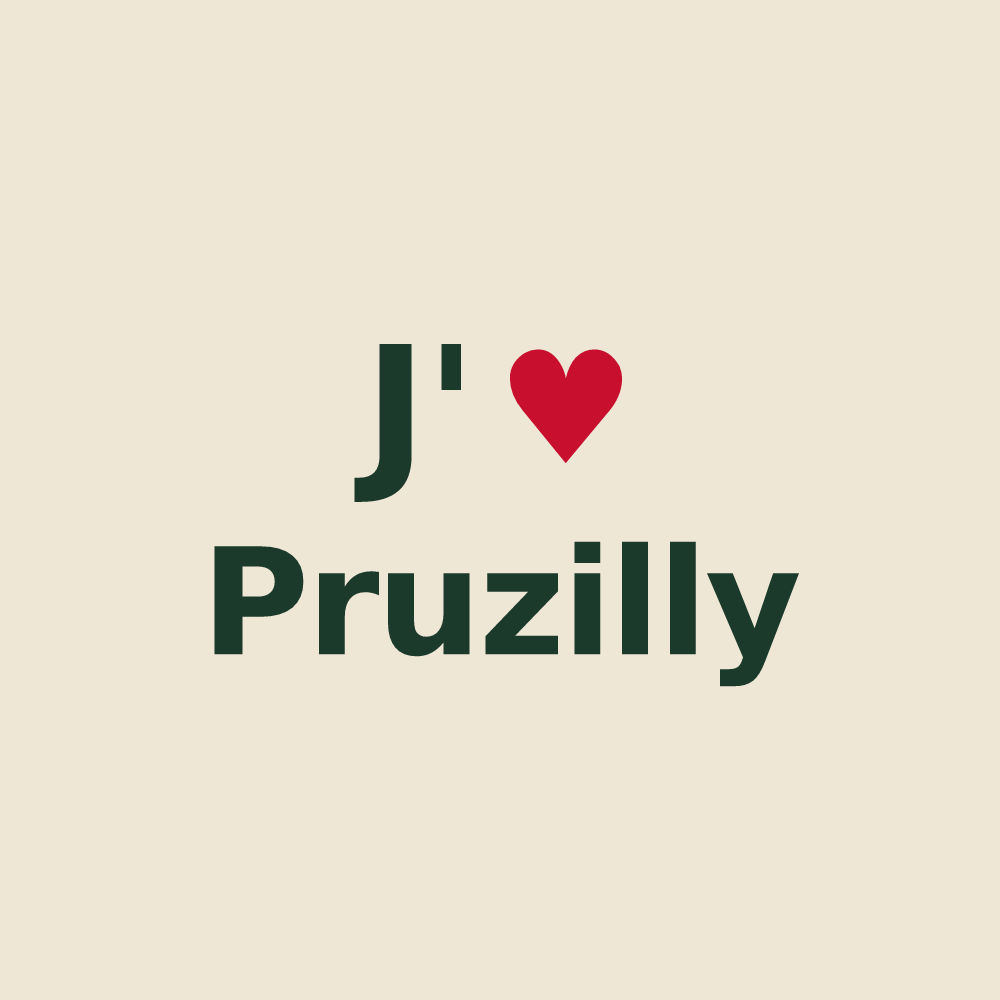 Tote bag personnalisé Pruzilly — design J'aime Pruzilly