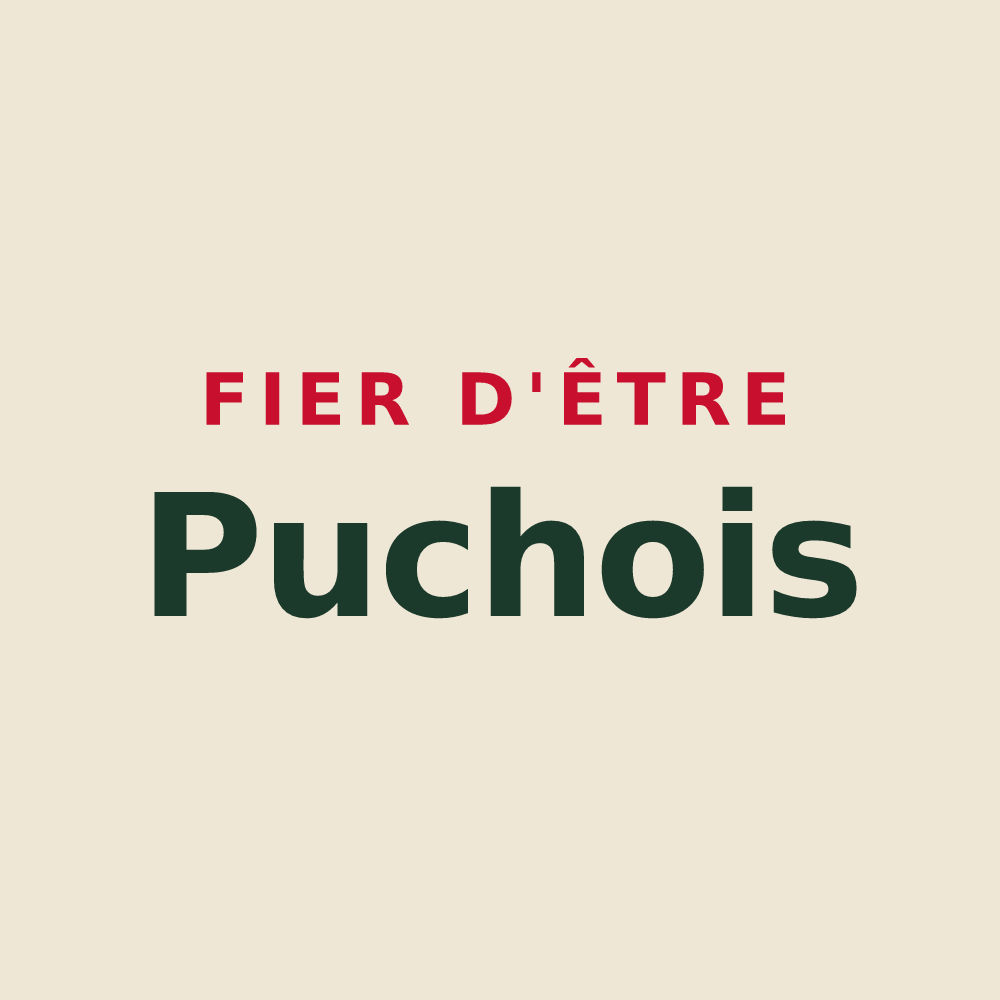 Tote bag « Fier d'être Puchois » — design pour Puch-d'Agenais