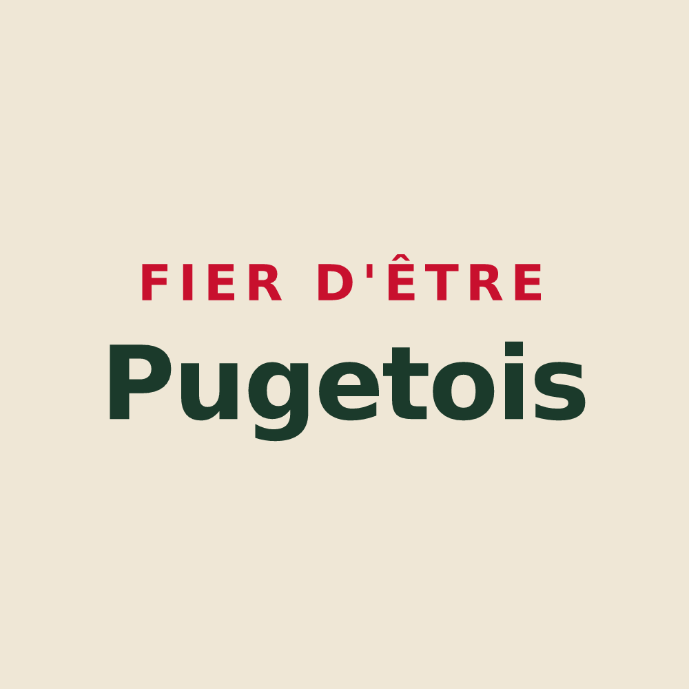 Tote bag « Fier d'être Pugetois » — design pour Puget-Théniers